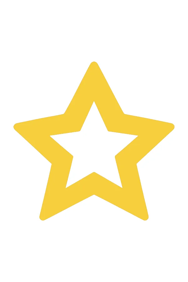 Christmas star layered SVG in gold base and yellow