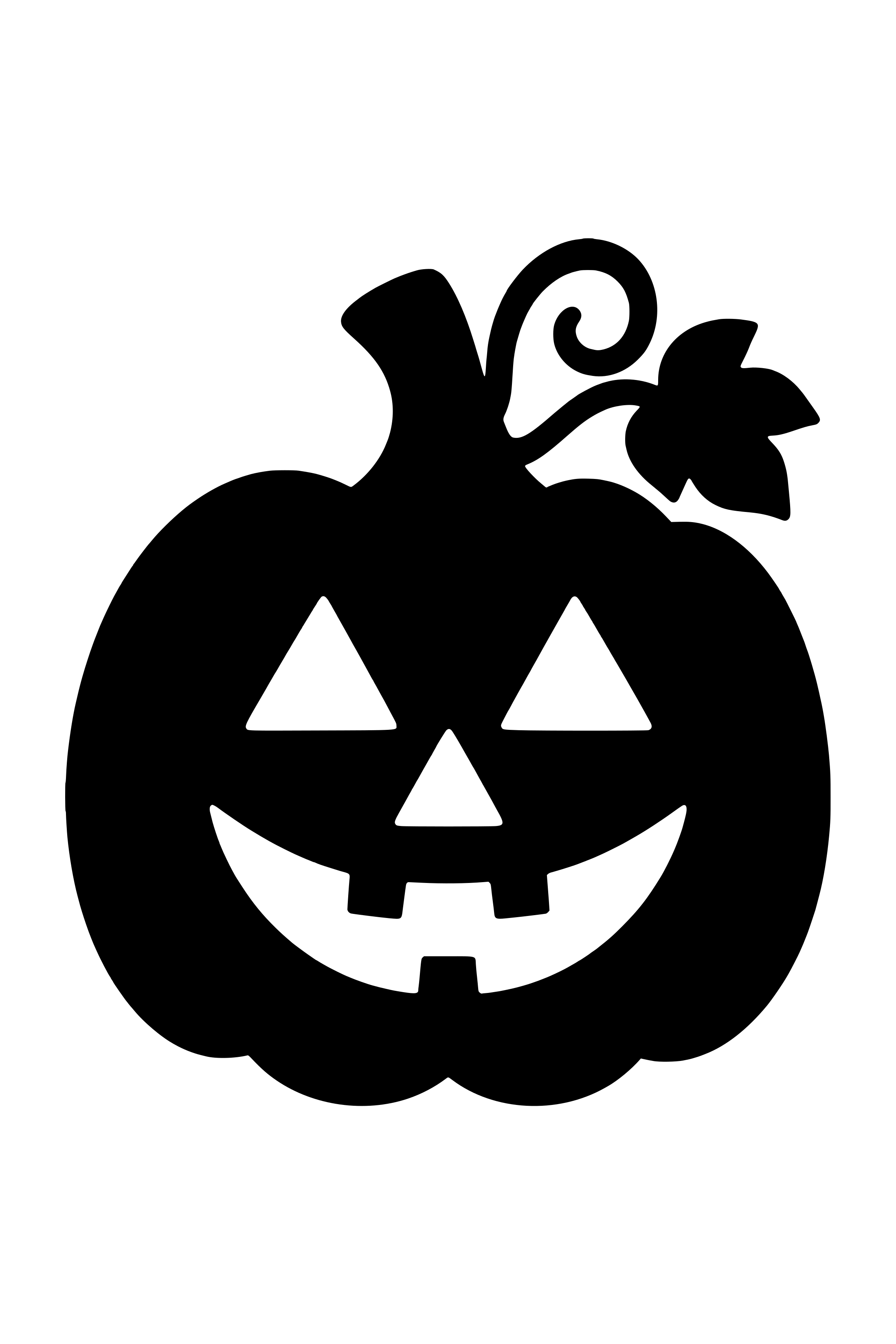 Jack-o'-lantern SVG cut file with a friendly cut-out smile